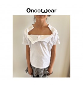Kemoterapi Çocuk T-Shirt Dino (P-Shirt) OncoWear Port Giyimi, Onkolojik Giyim